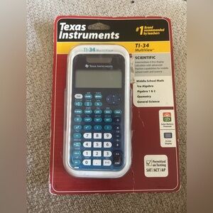New TI-34 Scientific Calculator